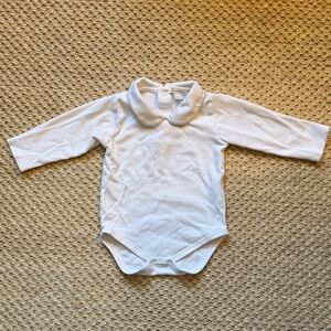 Kissy Kissy Elegant White Baby Bodysuit